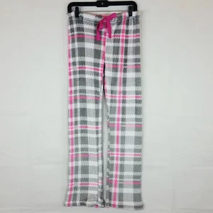 Pantalones bajos de pijama para mujer Artic Trail Trading Co talla M rosa gris a cuadros a cuadros - Imagen 1 de 5