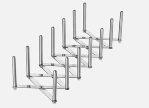 IKEA VARIERA Pot lid organiser Stainless steel Stand Rack Organiser - Picture 1 of 2