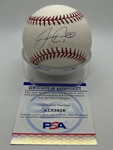 Jamey Carroll Expos Nationals Rockies Signed Autograph OMLB Baseball PSA DNA - Picture 1 of 2
