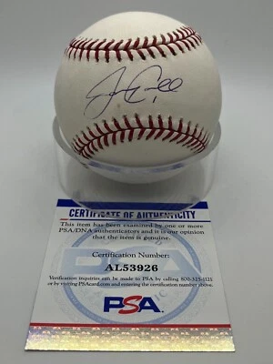 Jamey Carroll Expos Nationals Rockies Signed Autograph OMLB Baseball PSA DNA - Image 1 of 2