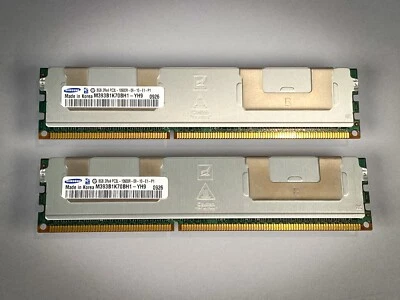RAM SAMSUNG Modules 2x 8GB PC3L-10600R 1333MHz DDR3 ECC SDRAM 240-pin Mac Pro - Image 1 of 3