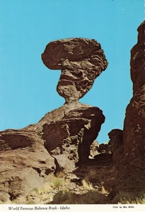 AK Idaho Castleford Balance Rock 1974 Felsformation - Bild 1 von 2