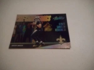 Drew Brees 2018 Panini Absolute Late Game Heroics #LGH-DB New Orleans Saints HOF - Picture 1 of 1
