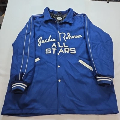 Jackie Robinson All Stars 1953 Ebbets Field Brooklyn Dodgers Jacket XXXL 3XL  - Image 1 of 4