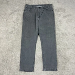 Wrangler Jeans Mens 38x32 Gray Relaxed Fit Denim Pants Classic 5 Pocket Casual - Picture 1 of 15