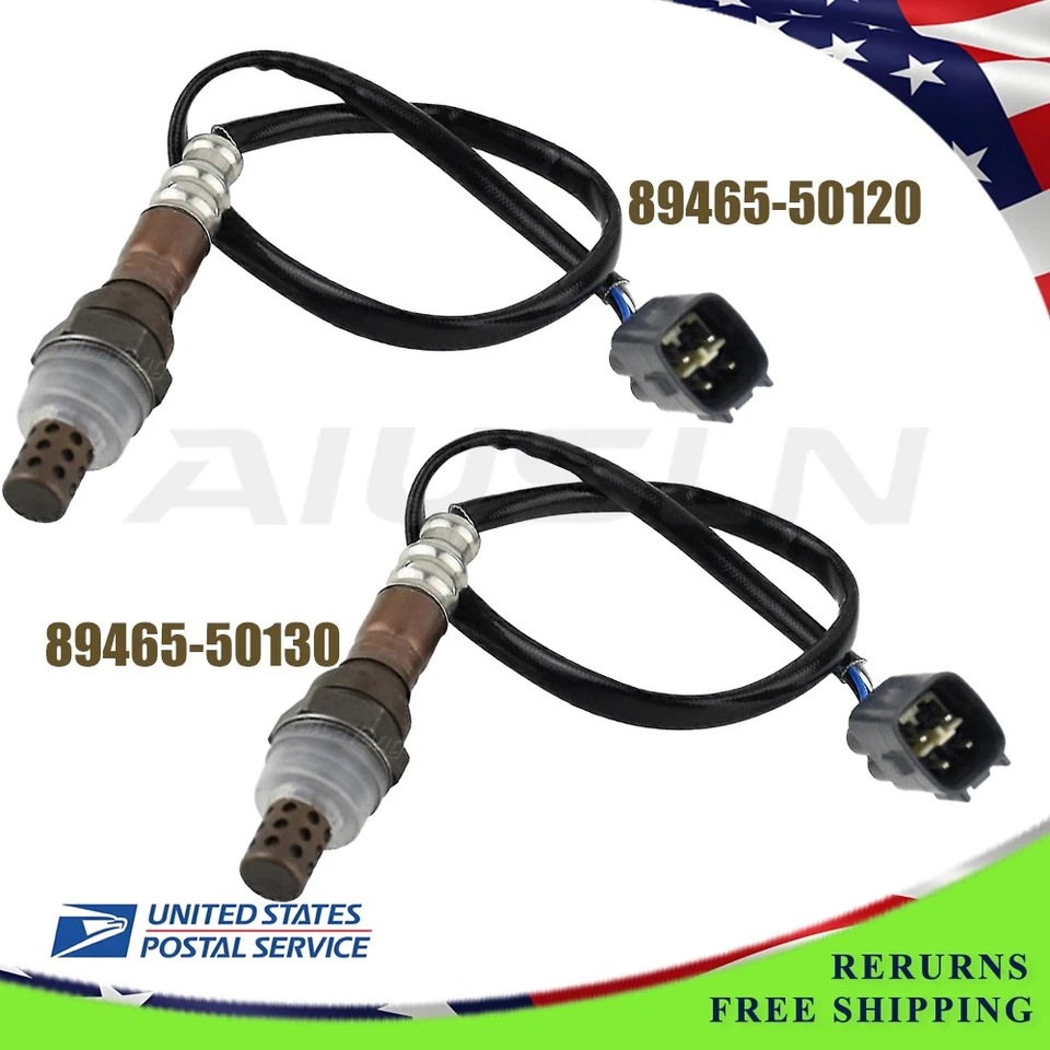 2x For Lexus SC430 LS430 GS430 4.3L Oxygen (2) Sensor 89465-50120 89465-50130 - Image 1 of 4