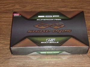 Neu im Karton Snake Eyes (SDF) Superior Feel 15 weiße Golfbälle Paket - Bild 1 von 10