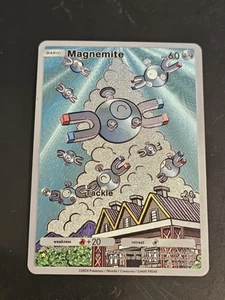 Magnemite 80/96 Pokemon TCG Pocket Triumphant Light Custom Textured Fanart Card - Picture 1 of 4