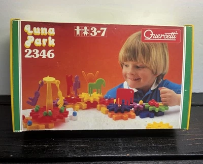 Vintage Quercetti Luna Park Gear Circus Building Toys Set  Made In Italy 1983 - Image 1 of 4