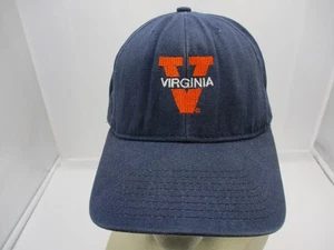 Vintage University Virginia Cavaliers Trucker Hat Orange Blue Snap Back UVC Mens - Picture 1 of 13