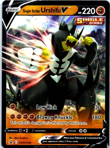 Single Strike Urshifu V SWSH106 Promo SWSH: Sword & Shield Promo Cards NM - Picture 1 of 2