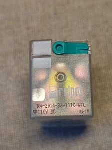 1 pcs. Relpol R4-2014-23-1110-WTL Plug In Relay, Coil - 110 VDC 6A 14-Blade,NEW - Picture 1 of 6