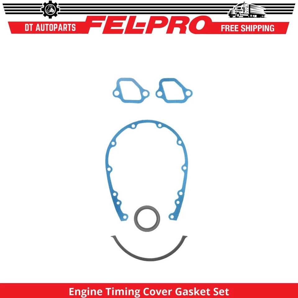 Para 1958-1965 Chevrolet Biscayne conjunto de junta de tampa de temporização do motor Fel-Pro 1959 - Imagem 1 de 1