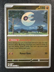 Lunatone 074/132 Reverse Holo Rare ME01: Mega Evolution NM - Picture 1 of 2