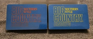 (2) Carte da gioco Pillsbury BIG COUNTRY SOUTH STYLE BISCUITS - Nuove in confezione - Foto 1 di 7