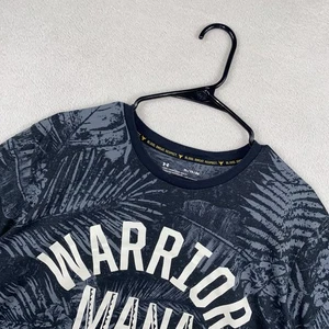 Under Armour Project Rock Warrior Mama Shirt Men’s XL Gray Heatgear Hawaiian - Picture 1 of 8