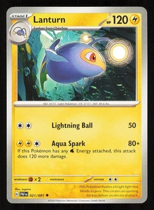 Lanturn 021/091 Regular Near Mint Pokemon TCG S&V Paldean Fates PAF - Picture 1 of 1
