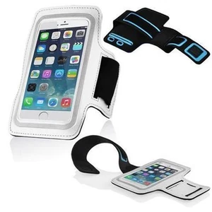Brassard de jogging sport en néoprène pour téléphone portable 3,7 - 4,5 pouces - Photo 1 sur 22