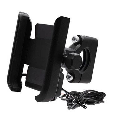 Motorcycle USB Charger Phone Holder Handlebar Mount For Kawasaki Vulcan VN1500 - Imagem 1 de 4