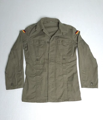 Mil- Tec BW Giacca Militare Tedesca Moleskin Vintage Becker 1984 Reine Baumwolle - Immagine 1 di 4