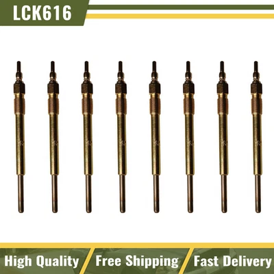 Compatível com Ford Van Pickup Truck 7.3L V8 Diesel AC DELCO 37G Plugue de Brilho 8 Peças Kit Conjunto - Imagem 1 de 3