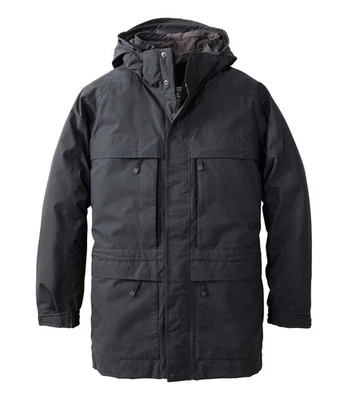 Parka 3 en 1 para hombre Maine Warden’s con GORE-TEX. TALLA L NEGRO USADO L.L.Bean Foto 1 de 4