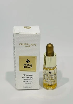 Guerlain Abeille Royale Youth Watery Oil Serum .16 oz 5ml Travel Size New in Box Foto 1 de 4