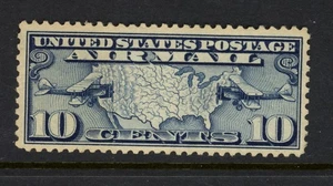 SCOTT C7 1926 10 CENT MAP & PLANES AIRMAIL ISSUE MNH OG F-VF! - Picture 1 of 2