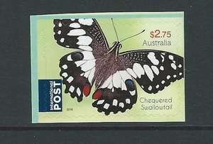 AUSTRALIA 2016 MARIPOSAS AUTOADHESIVO SELLO INTERNACIONAL SIN MONTAR COMO NUEVO, SIN MONTAR O NUNCA MONTADO - Imagen 1 de 1