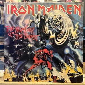 [ROCK]~VG+ LP~IRON MAIDEN~The Number OF The Beast~{1986~EMI~Issue]~UK Import~ - Picture 1 of 6