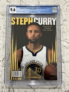 2023 Steph Curry Sharpshooter Graded Magazine CGC 9.6 Warriors - Picture 1 of 2