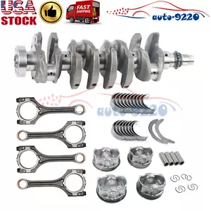 G4FJ Engine Rebuild Kit w/ Crankshaft Connecting Rod Pistons For HYUNDAI KIA - Foto 1 di 14