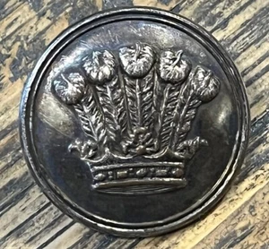 Antique Multiple Family Livery Buttons Collectors Pair 25mm & 15mm Ducal Crown - Picture 1 of 6