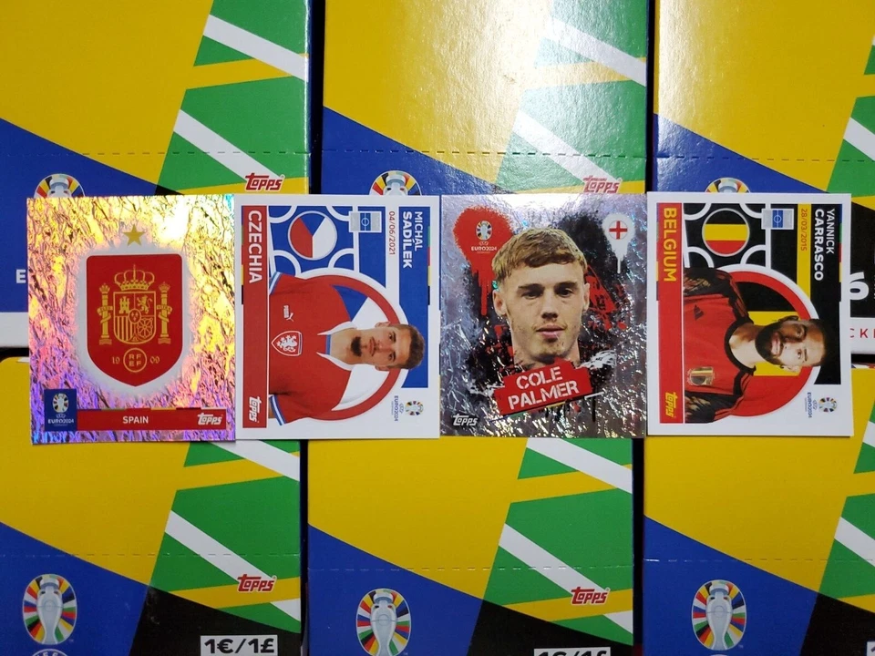 2024 Topps UEFA Euro Cup Germany Stickers (ALB-EST)  - YOU PICK FROM LIST! - Image 1 of 1