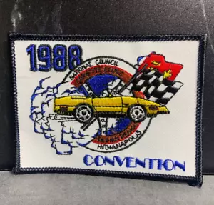 1988 NCCC - National Council Corvette Clubs Convention Patch Indianapolis - RARE - Picture 1 of 8