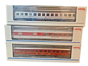 Märklin H0 (4287, 4256, 43250), vagón de pasajeros, embalaje original - Imagen 1 de 2