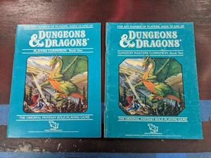 Players & Dungeon Masters Companion Book One Book Two Dungeons & Dragons TSR - Imagen 1 de 2