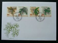 Liechtenstein Ferns 1992 Plants Flora Flower (stamp FDC)