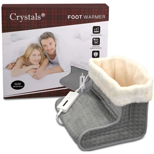Electric Foot Warmer Heated Feet Slipper Therapeutic Pain Relief Washable Winter - Picture 1 of 8