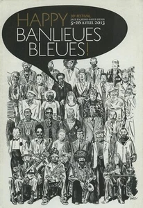 BLUTCH BANLIEUE BLEUE DEPLIANT 4 pages 30e FESTIVAL JAZZ EN SEINE ST-DENIS 2013 - Picture 1 of 1
