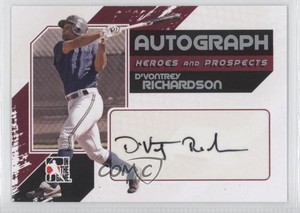 2011 ITG Heroes and Prospects Full Body Silver /390 D'Vontrey Richardson Auto