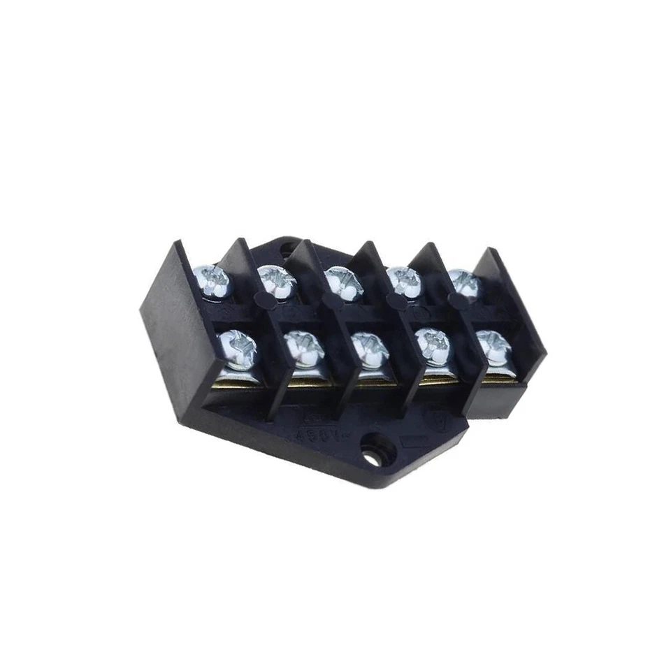 W-10181 Klemmleiste Schraubklemme Wege: 5 4mm2 Klemmen: 10 400V PLASTROL - Bild 1 von 1