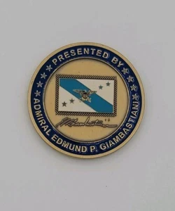 Moneda Desafío Jefes de Estado Mayor Conjunto Vicepresidente Almirante Edmund P Giambastiani - Imagen 1 de 3