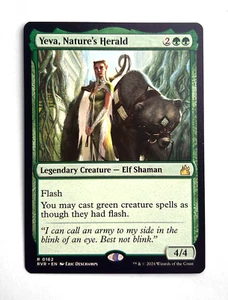 MTG Yeva, Nature’s Herald Karte Nr. 0162. RVR Ravnica Remastered. Magic - Bild 1 von 2