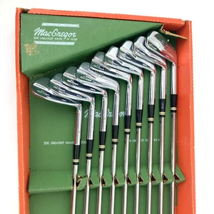 MacGregor MT Tourney RSTi Iron Set 2-10 RH Golf Pride Tour Wrap Display Box VTG - Picture 1 of 24