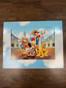 2004 Disney's The Three Musketeers Mickey*Donald*Goofy Lithograph - Picture 1 of 4