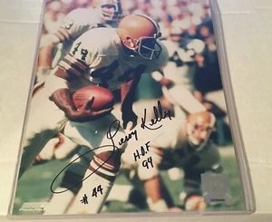 LEROY KELLY #44 HANDSIGNIERTES FOTO 8x10 ACTION AUTO PHOTO CLEVELAND BROWNS HOF - Bild 1 von 1
