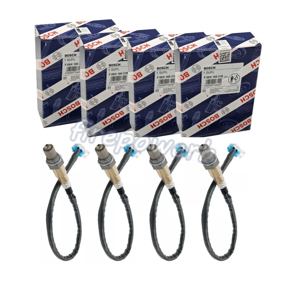 4X Bosch Oxygen Sensor for Cadillac Chevy GMC Hummer Isuzu Oldsmobile Pontiac Foto 1 de 4