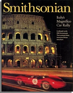 Smithsonian - 2002, May - Italy's Mille Road Rally, Lindbergh in Paris - Imagen 1 de 2