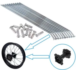 1 Raggio Raggi X CERCHIO 14” SDG Pit Bike Perno 12/15mm Kayo Lem VMC Pbs - Bild 1 von 3